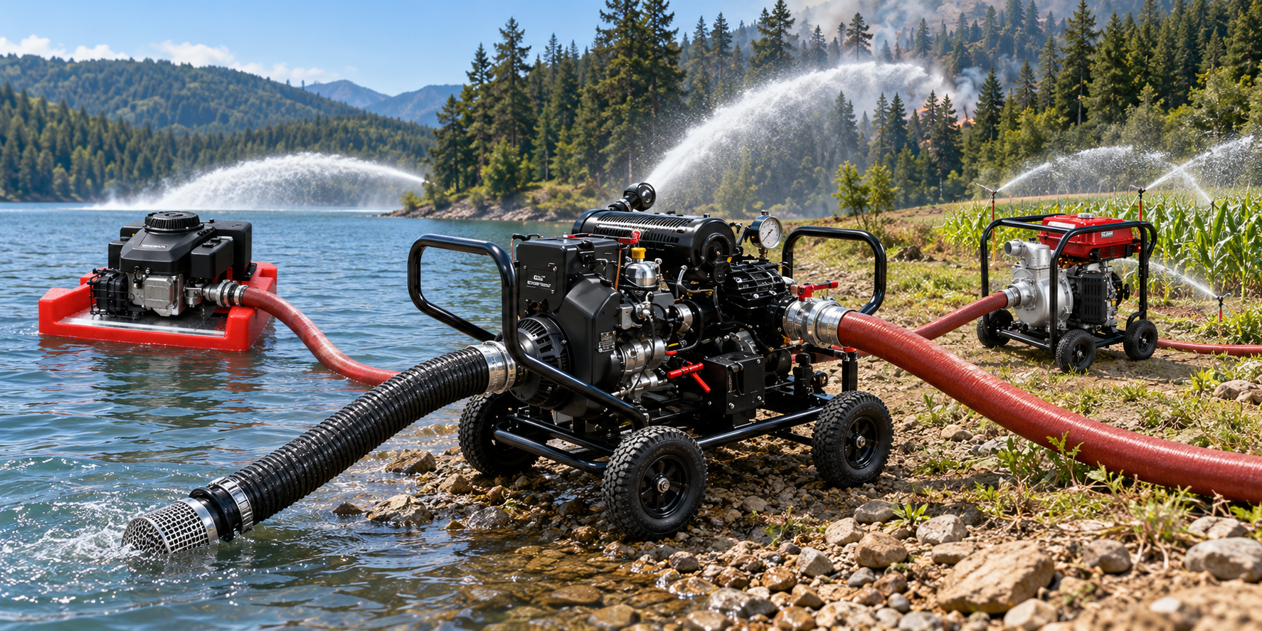 Forest Fire Fighting Water Pump